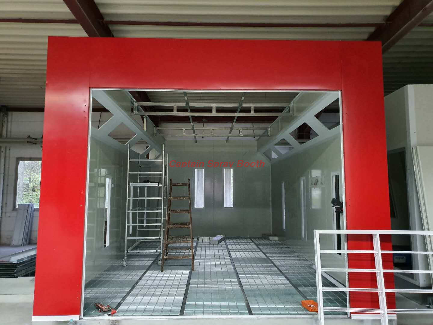 Нижняя цена Австралия / NZ Popular Model Spray Booth / Electrical Lamps Model и горелка природного газа 